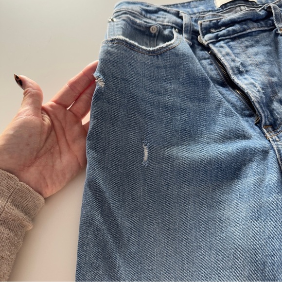 Abercrombie & Fitch The 90’s Straight ultra rise cross over jeans - Picture 7 of 10